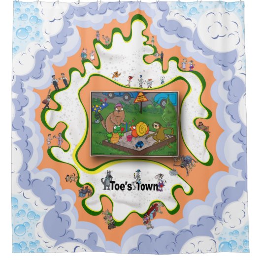 Sandbox Kids | Muttertag Duschvorhang (Vorderseite)