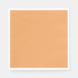 Sandbraune, helle Orange Serviette