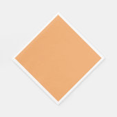 Sandbraune, helle Orange Serviette (Ecke)