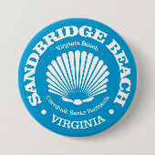 Sandbridge Beach (Muschel) Button (Vorderseite)