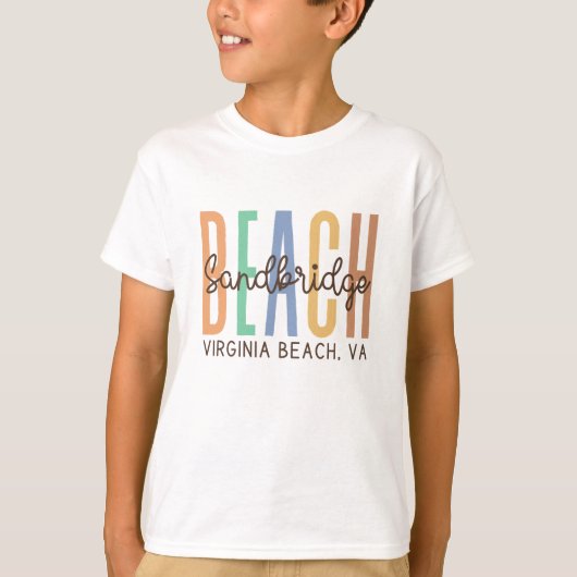 Sandbridge Beach Virginia Beach Virginia (Sands) T-Shirt (Vorderseite)