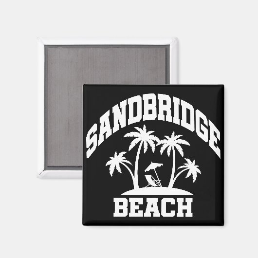 Sandbridge Beach, Virginia Magnet (Vorderseite/Rückseite)