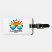 Sandbridge Beach Virginia Sonnenbrille Gepäckanhänger (Vorderseite horizontal)