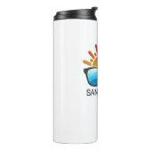 Sandbridge Beach Virginia Sonnenbrille Thermosbecher (Nach links gedreht)