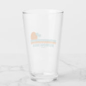 Sandbridge Beach Virginia Sun Palm Trees Glas (Rückseite)