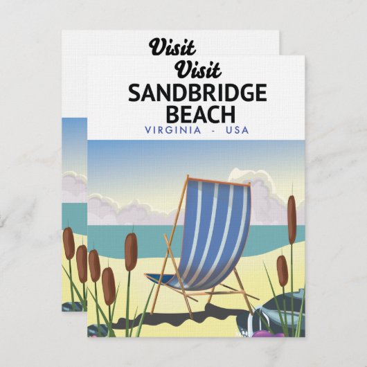 Sandbridge Beach Virginia USA, (Vorne/Hinten)