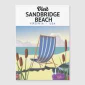 Sandbridge Beach Virginia USA, Magnetkarte (Vorderseite)