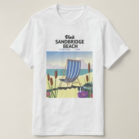 Sandbridge Beach Virginia USA, T-Shirt (Design vorne)