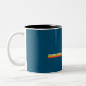 Sandbridge Beach, Virginia Zweifarbige Tasse (Links)