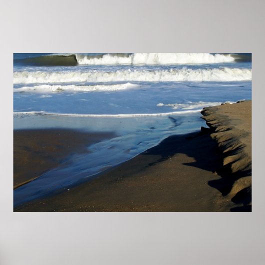 Sandbridge Beach Wave Poster (Vorne)