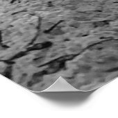 Sandburg am Strand Küstenlandschaft Meereslandscha Poster (Ecke)