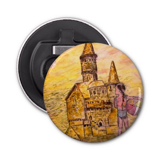 Sandburg Flaschenöffner (Vorderseite)