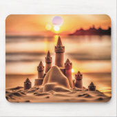 Sandburgen am Sunset Beach Mousepad (Vorne)