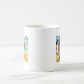 Sandburgen in Pyramidenform Kaffeetasse (Mittel)