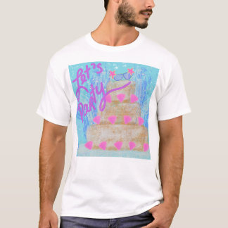 Sandburgenstrand von lass T-Shirt