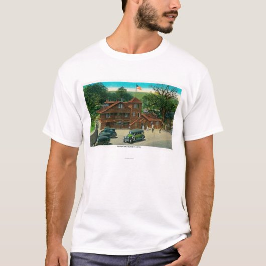 Sandburgs Gipfel-Hotel auf Ridge-Weg T-Shirt (Vorderseite)