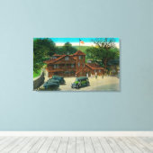 Sandburgs Summit Hotel on Ridge Route Leinwanddruck (Insitu (Holzboden))