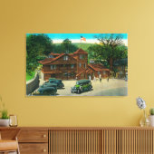 Sandburgs Summit Hotel on Ridge Route Leinwanddruck (Insitu (Wohnzimmer))