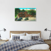 Sandburgs Summit Hotel on Ridge Route Leinwanddruck (Insitu (Schlafzimmer))