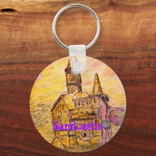 Sandcastle Art Schlüsselanhänger (Vorderseite)