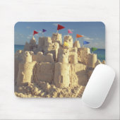 Sandcastle auf Strand Mousepad (Mit Mouse)