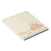 Sandcastle - Notepad Notizblock (angewinkelt)