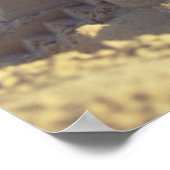 Sandcastle On Beach Poster (Ecke)