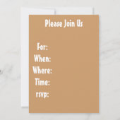 Sandcastle-Party Einladung für Kinder (Rückseite)