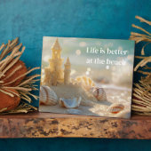 Sandcastle Plaque Fotoplatte (Seite)
