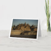 Sandcastle, Playa de la Malvarrosa de Valencia Karte (Vorderseite)