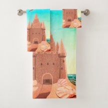Sandcastle Seagull Handtuch Set