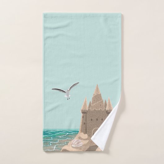 Sandcastle Seagull Handtuch Set (Handtuch)