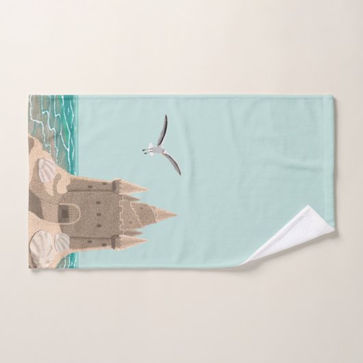 Sandcastle Seagull Handtuch Set (Handtuch)
