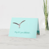 Sandcastle Seagull Karte (Vorderseite)