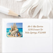 Sandcastle und Seashells am Strand (Insitu)