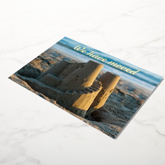 Sandcastle We have Moved Funny Moving Ankündigung (Gedreht)