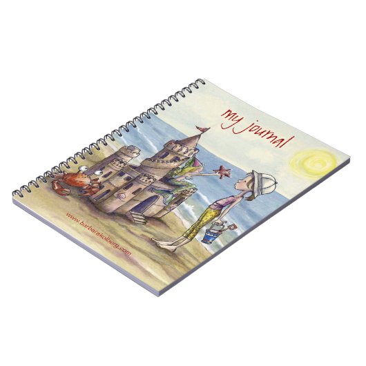 Sandcastle-Zeitschrift Notizblock (Linke Seite)