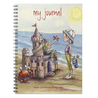 Sandcastle-Zeitschrift Notizblock