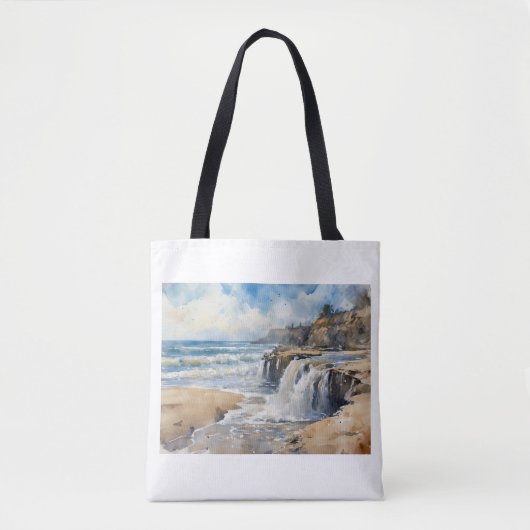 Sandcut Küstenwasserfall, Tasche (Vorderseite)