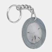 Sanddollar am Strand| Sanibel Island, Florida Schlüsselanhänger (Vorderseite links)