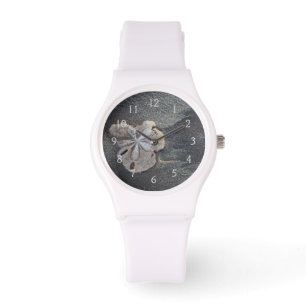Sanddollar auf Sand Armbanduhr