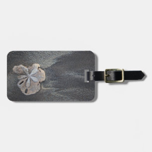 Sanddollar auf Sand Gepäckanhänger