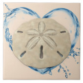 Sanddollar Fliese (Vorderseite)