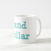 Sanddollar Kaffeetasse (VorderseiteRechts)