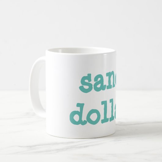 Sanddollar Kaffeetasse (Vorderseite Links)