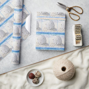 Sanddollar mit inspirierendem Zitat Geschenkpapier