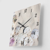 Sanddollar Quadratische Wanduhr (Winkel)