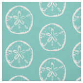 Sanddollar Seashellstrandthema-Textilgewebe Stoff (Muster)
