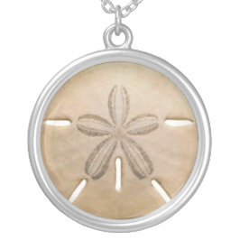 Sanddollar Versilberte Kette