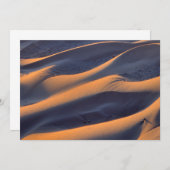 Sanddüne Abstrakt Dankeskarte (Vorne/Hinten)